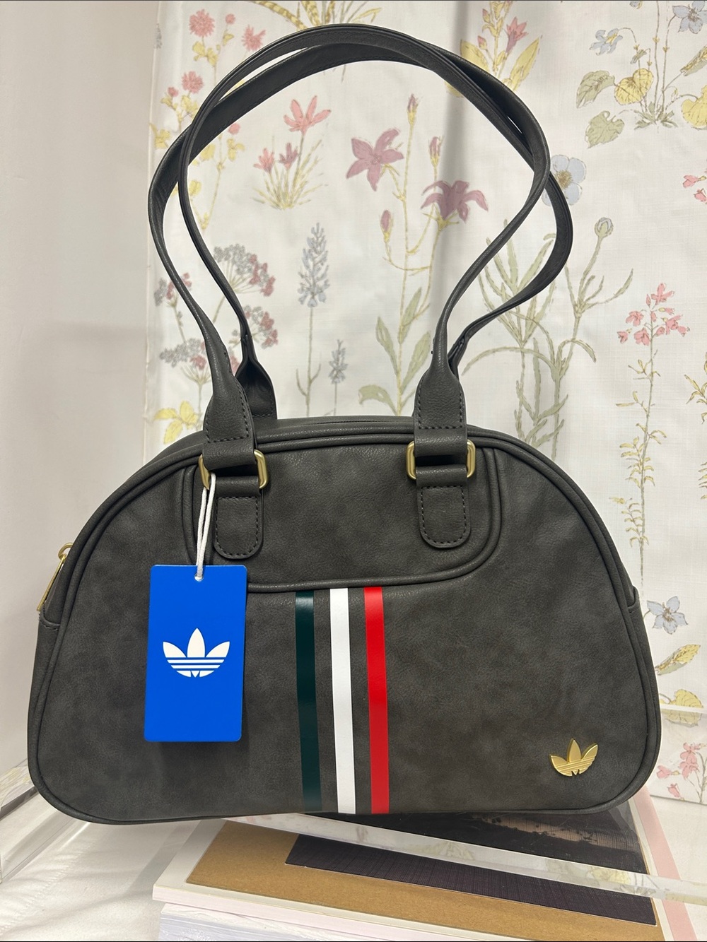 adidas Mexico airliner Shoulder Dome Bag with Green, White & Red Stripes